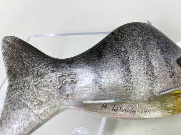 Bluegill Fish Spearing Decoy, Branded and Signed (#5381)