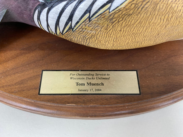 Tom Muench Wood Duck Drake Wisconsin Ducks Unlimited (#5465)