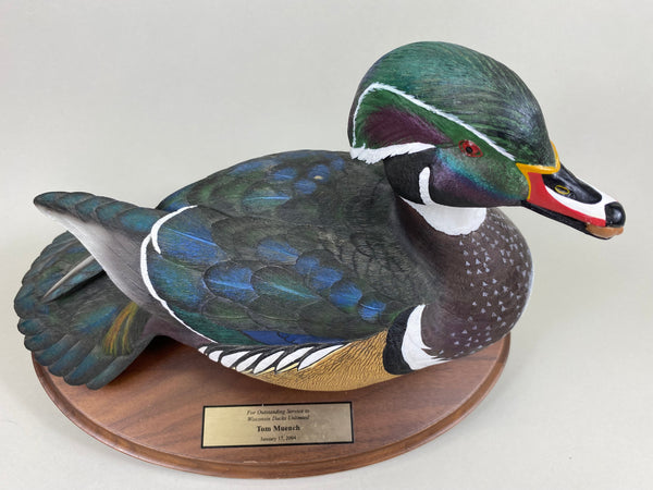 Tom Muench Wood Duck Drake Wisconsin Ducks Unlimited (#5465)