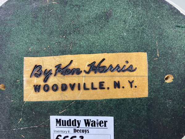 Ken Harris Hooded Merganser, Raised Crossed Wings (#5553)