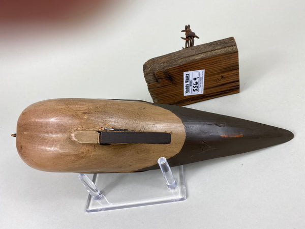 Morning Dove on Barbwire, Unknown Carver (#5569)