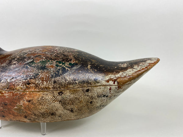 Mason Premier Mallard Hen, Original Paint, Circa 1920's (#5650)