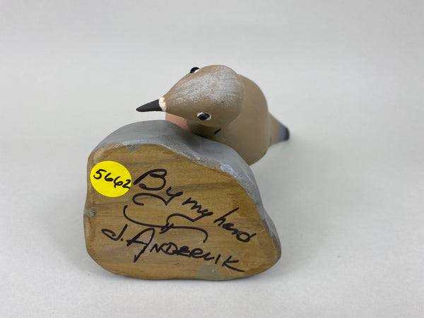 Joe Anderlik Morning Dove Decoy- All Original (#5662)