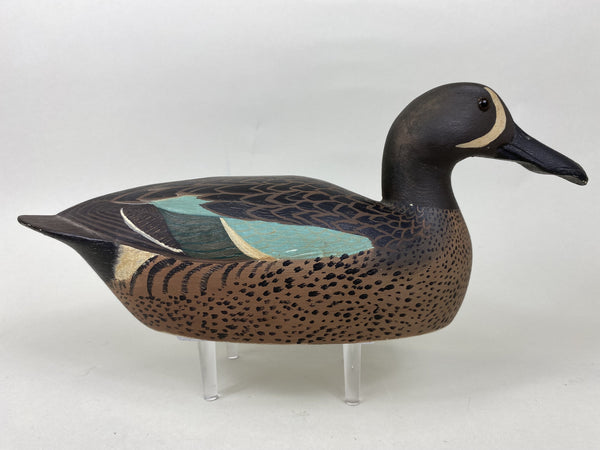 Heck Whittington Blue Wing Teal Drake, Stamped, Dated, Signed (#5692)