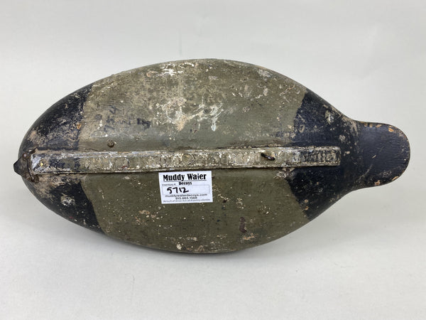 Illinois River Canvasback Painted as Mallard, Circa 1900's (#5712)