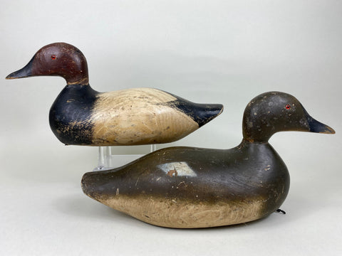 Pratt Canvasbacks Pair, Original Paint (#5734)