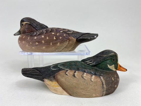 Miniature Pair of Wood Ducks (#5758)