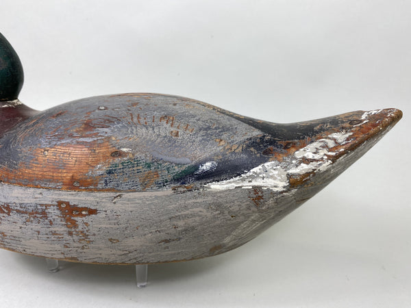 Mason Premier Mallard Drake, Worn Original Paint (#5834)
