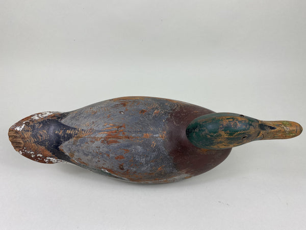 Mason Premier Mallard Drake, Worn Original Paint (#5834)