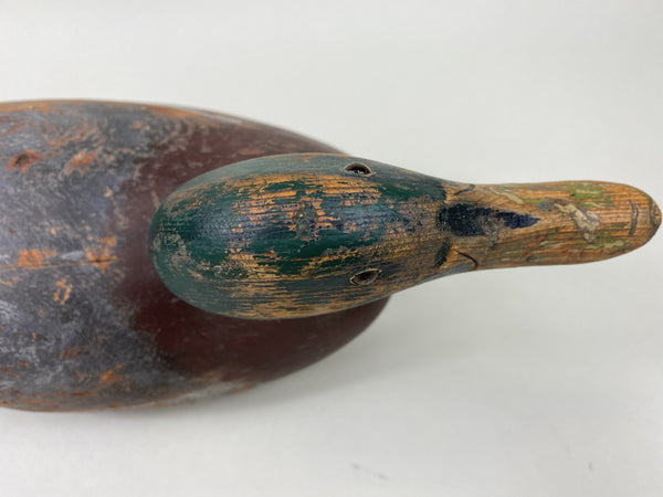 Mason Premier Mallard Drake, Worn Original Paint (#5834)