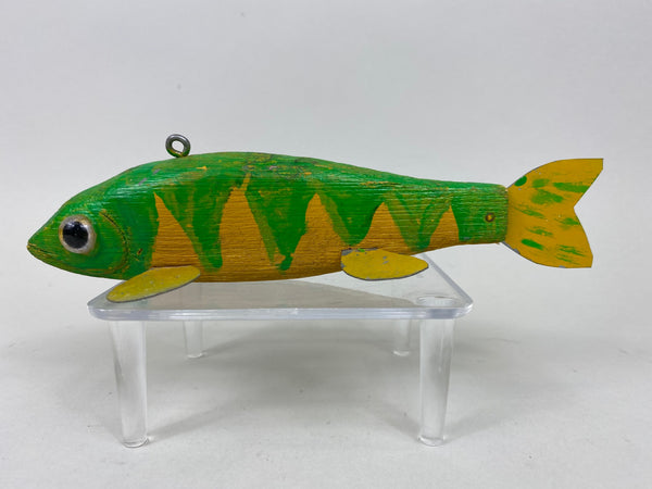 Fish Spearing Decoy Signed (#5892)