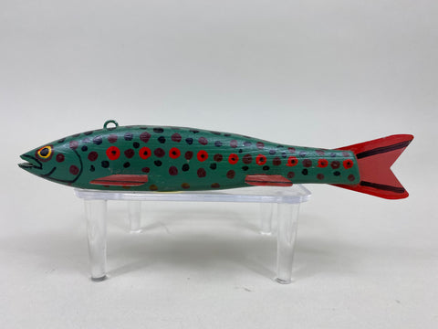 Art Marcy Spotted Trout Fish Spearing Decoy (#5969)
