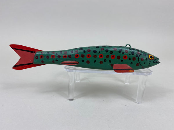 Art Marcy Spotted Trout Fish Spearing Decoy (#5969)