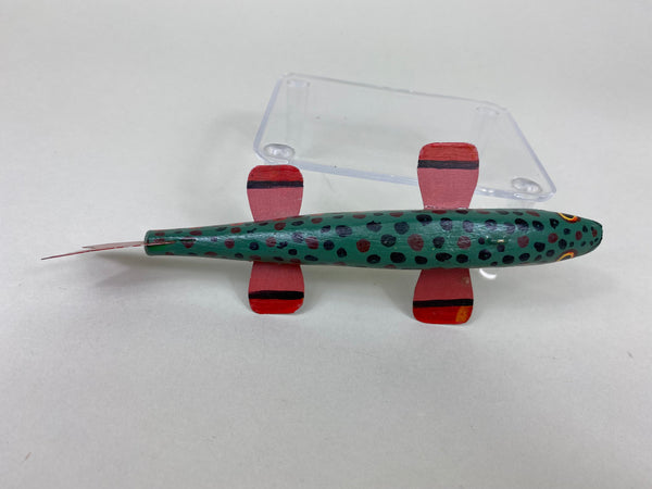 Art Marcy Spotted Trout Fish Spearing Decoy (#5969)