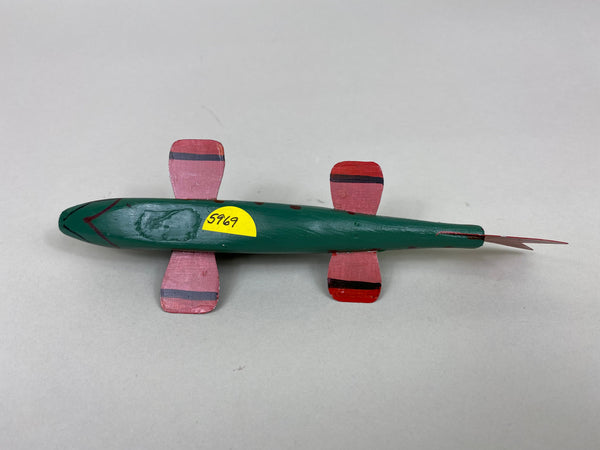 Art Marcy Spotted Trout Fish Spearing Decoy (#5969)