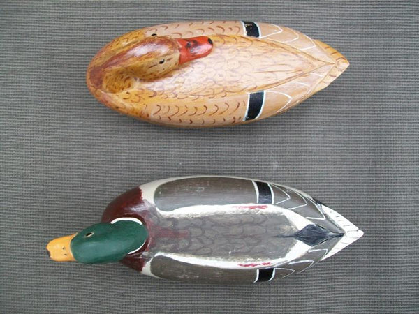 Fred Coleman Hennepin Illinois 1/4 size Mallards Pair