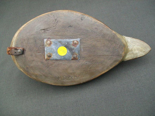 Reggie Birch Hooded Merganser with Lead Weight and Rigging Strap