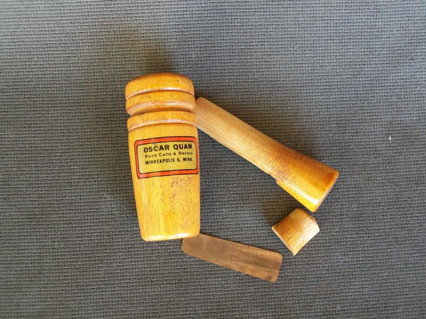 Rare Round Barrel Oscar Quam Duck Call
