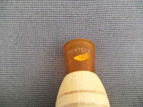 Herters Wooden Duck Call with Engraved Emblem