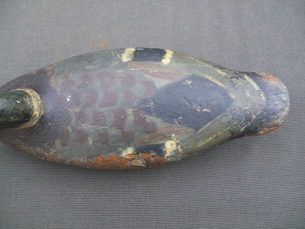 Vintage Preening Mallard Drake