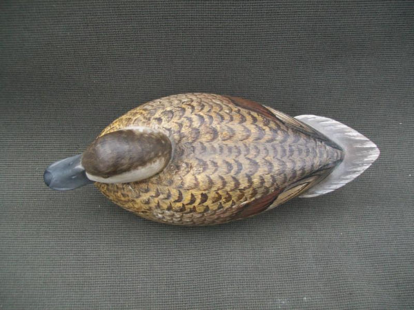Michael Lashbrook Ruddy Duck Working Decoy Cork with Keel  (#2391)
