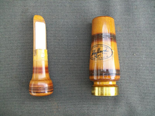 Chick Majors - Don Cahill Dixie Mallard Call with Duck Engraved on Brass Band