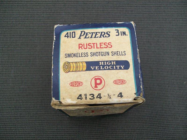 Peters High Velocity 410 GA shell box