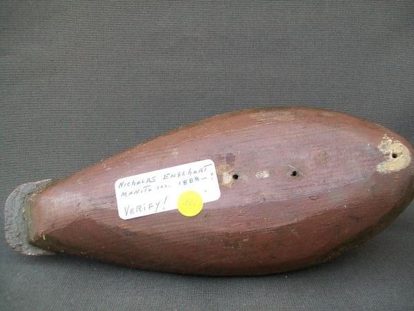 Nicholas Englhart Mallard Hen Manito Illinois Circa 1930