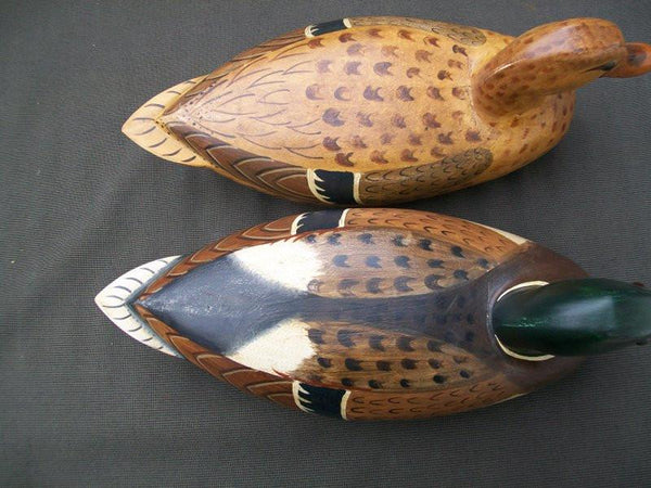 Pair Perdew Style Mallards by Bud Hinck
