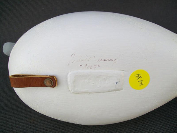 Rick Brown Bufflehead with weight and rigging strap