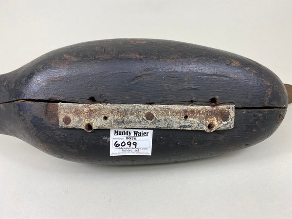 Late Mason Black Duck, Worn Original Paint (6099)