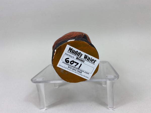 Undersized Vintage Hard Paper Mache Owl, Circa 1940's (#6071)