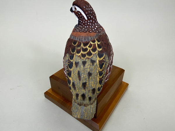 Bobwhite Quail Rooster, Quail Unlimited 1995 (#6197)