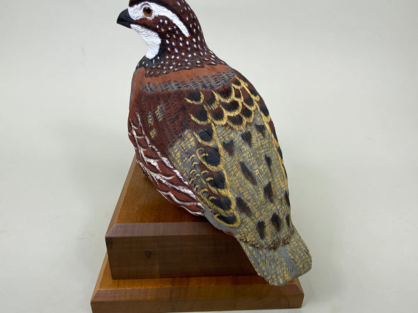 Bobwhite Quail Rooster, Quail Unlimited 1995 (#6197)