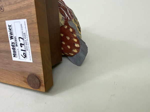 Bobwhite Quail Rooster, Quail Unlimited 1995 (#6197)