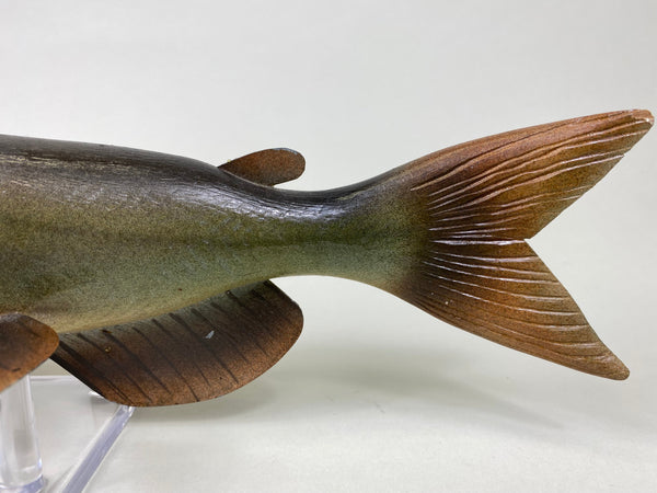 Marcel Meloche Carved Catfish (#6201)