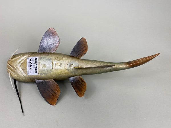 Marcel Meloche Carved Catfish (#6201)