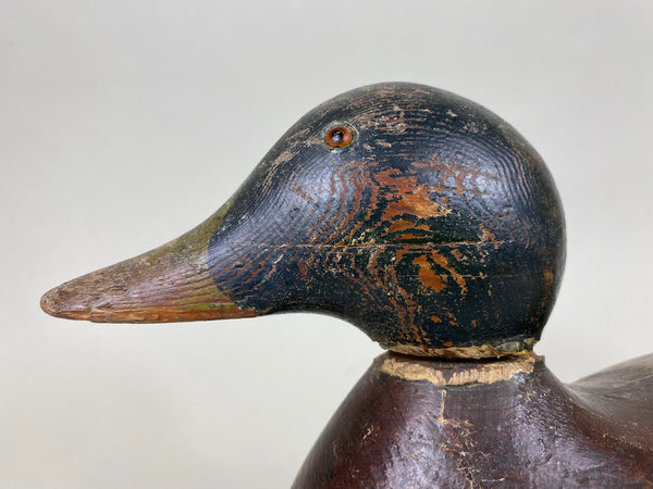 Mason Glass Eyes Mallard Drake, All Original (#6241)