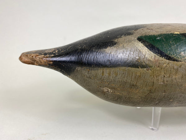 Mason Glass Eyes Mallard Drake, All Original (#6241)