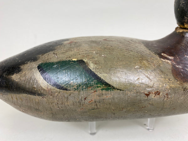 Mason Glass Eyes Mallard Drake, All Original (#6241)