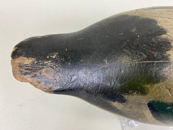 Mason Glass Eyes Mallard Drake, All Original (#6241)