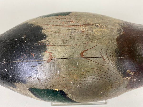 Mason Glass Eyes Mallard Drake, All Original (#6241)