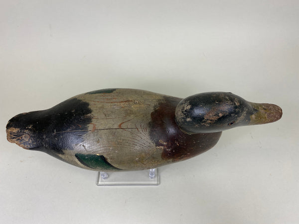 Mason Glass Eyes Mallard Drake, All Original (#6241)