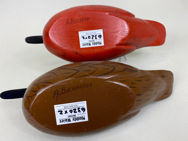 Andy Bierbrodt Cinnamon Teal Pair (#6320)