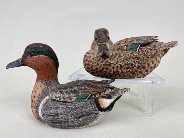 Mini Green Wing Teal Pair, Mike & Nancy Scherer (#6326)