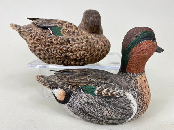 Mini Green Wing Teal Pair, Mike & Nancy Scherer (#6326)