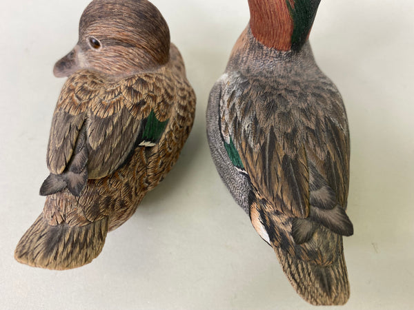 Mini Green Wing Teal Pair, Mike & Nancy Scherer (#6326)