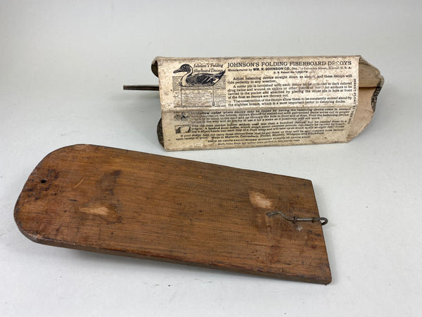 Johnson's Folding Fiber Board Mallard Decoys in Original bags (#6329)