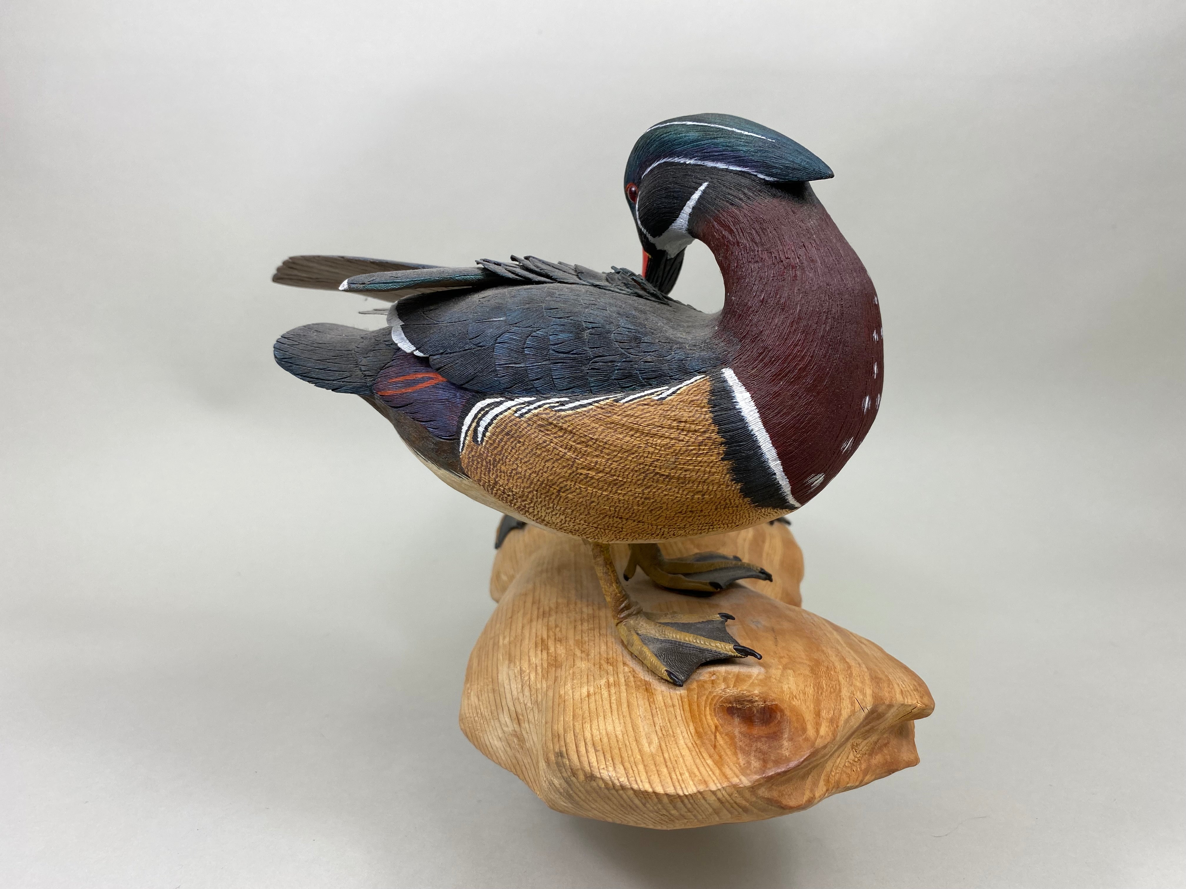 Joe Anderlik Wood Ducks Pair 6358 Muddy Water Decoys joe-anderlik-wood-ducks-pair-6358-muddy-water-decoys