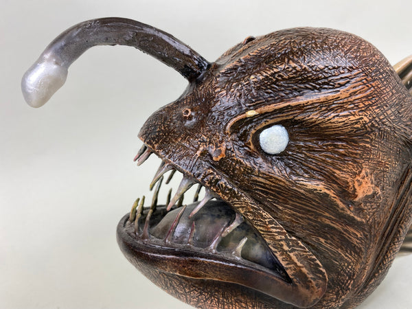Angler Fish Carving, Signed, Dated, and Numbered (#6418)